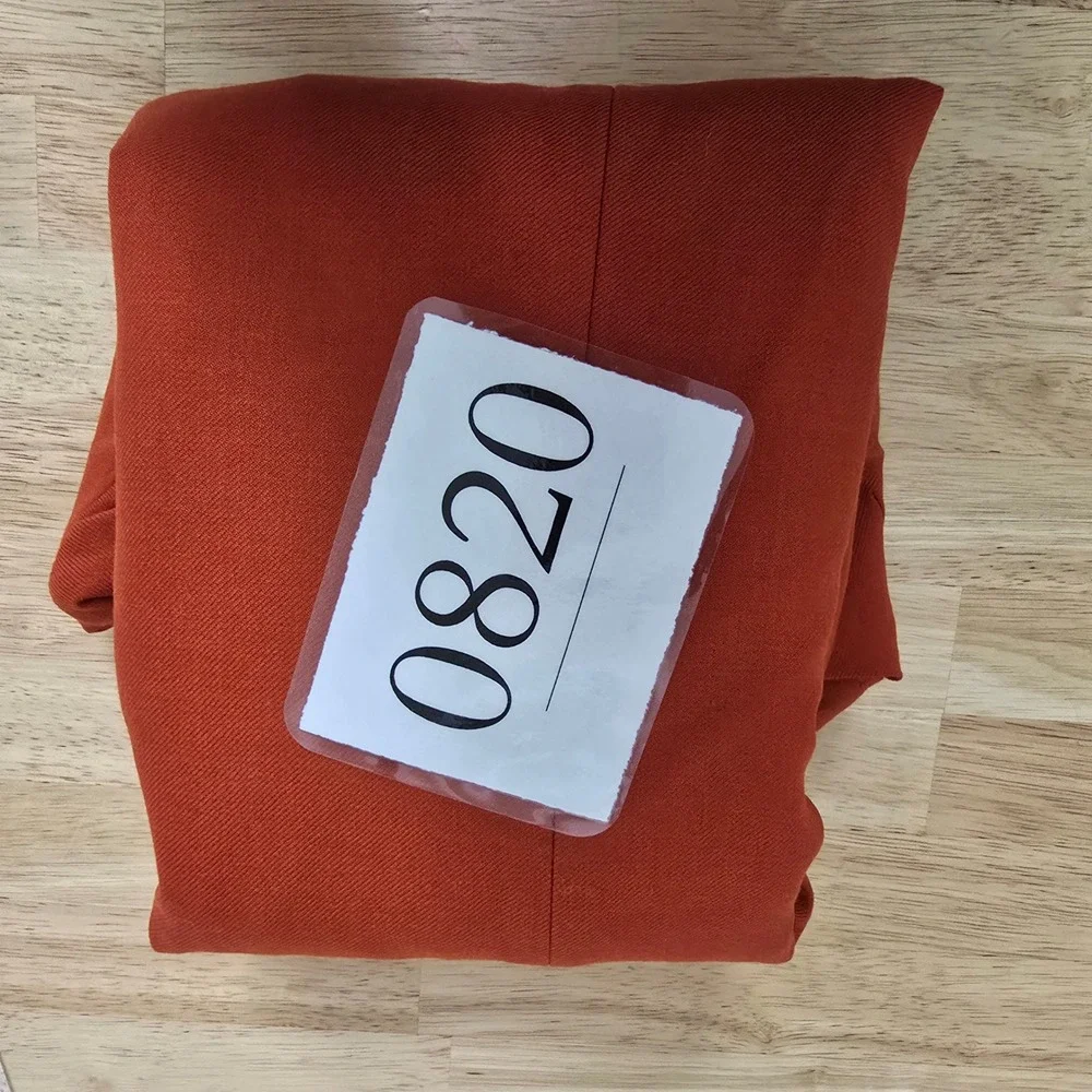 J.Crew Schoolboy Blazer 10T Orange Wool Blend Gold Crest Button Jacket Academia